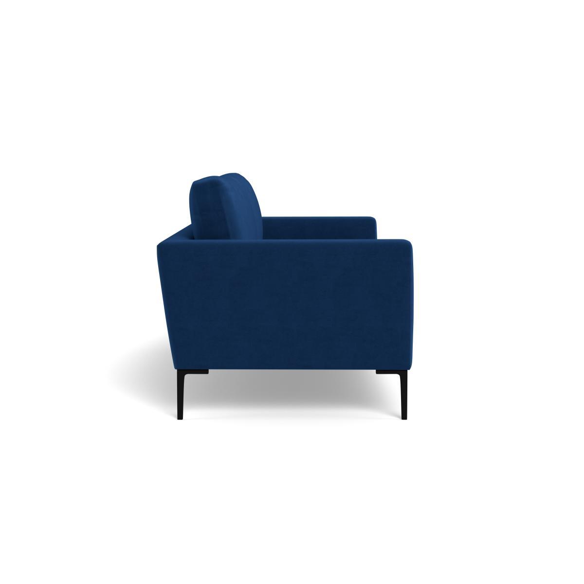 Heal's Eton 4 Seater Sofa Velvet Petrol Brass Feet - Heal's UK Furniture – image 3