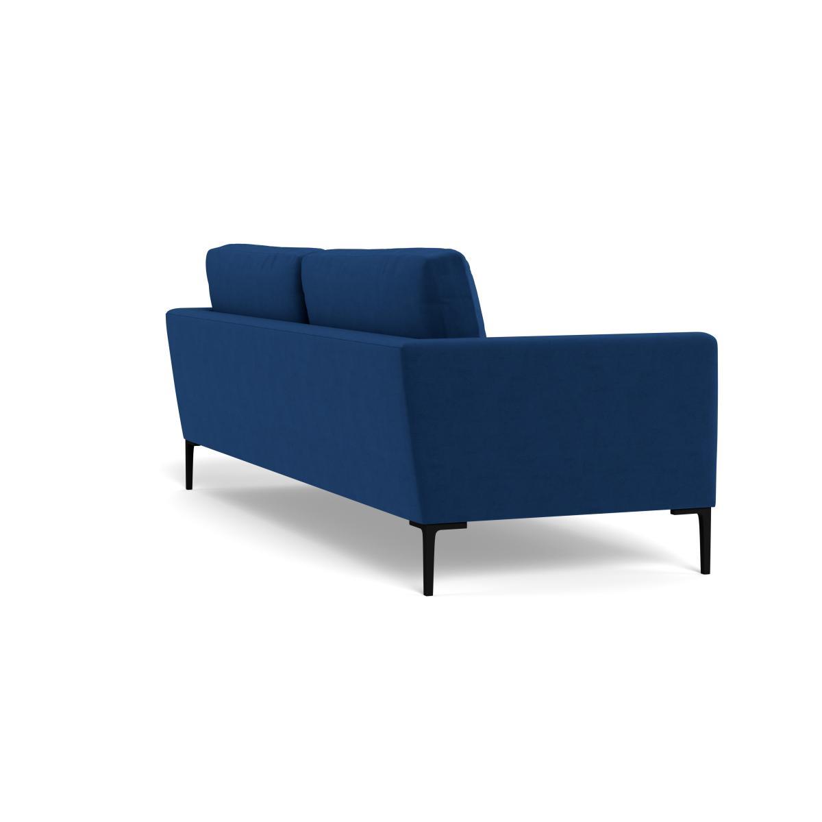 Heal's Eton 4 Seater Sofa Velvet Petrol Brass Feet - Heal's UK Furniture – image 4