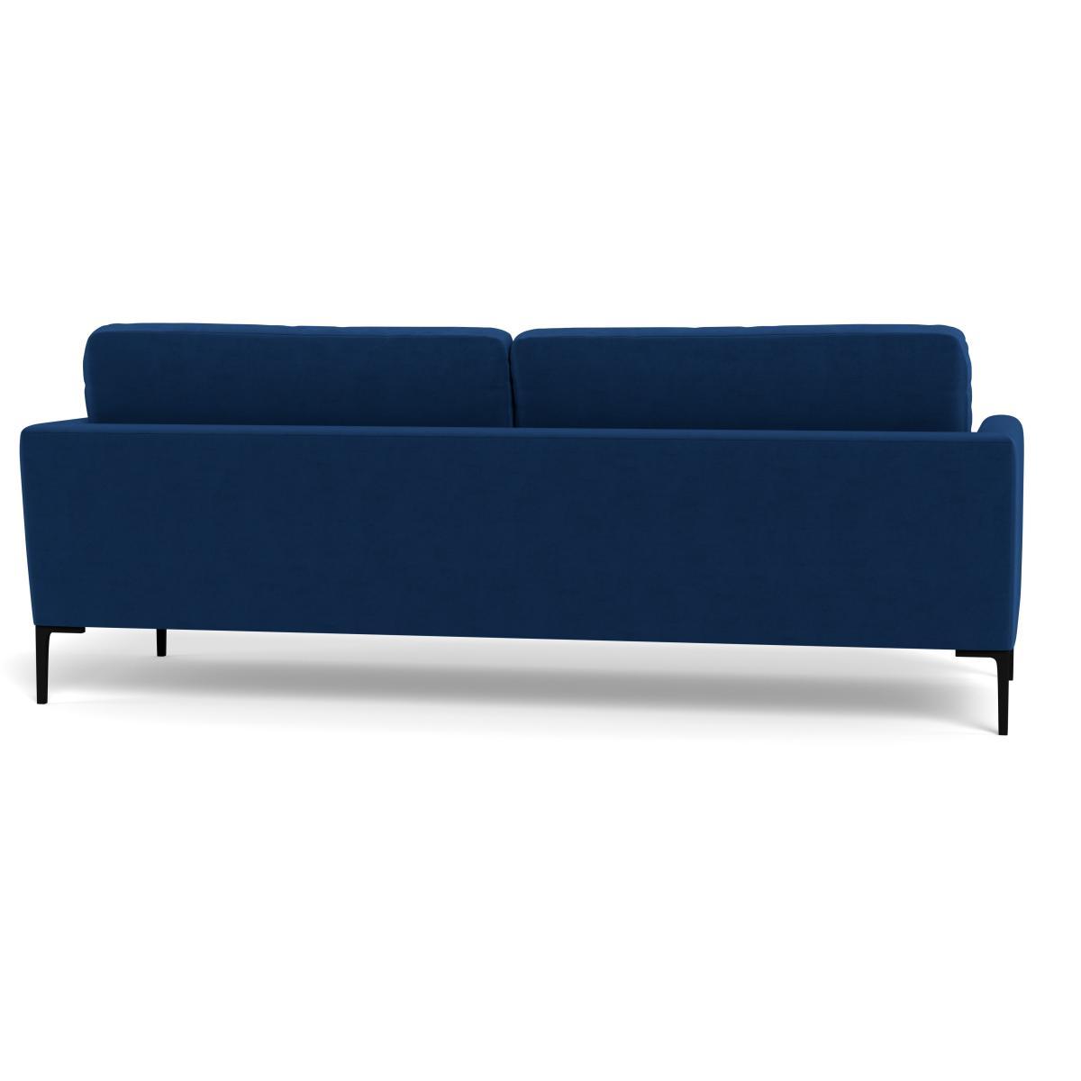 Heal's Eton 4 Seater Sofa Velvet Petrol Brass Feet - Heal's UK Furniture – image 5