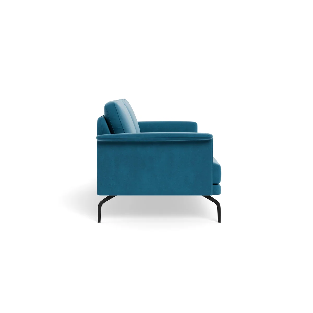 Heal's Iver 4 Seater Sofa Smart Velvet Ocean Black Feet – image 4