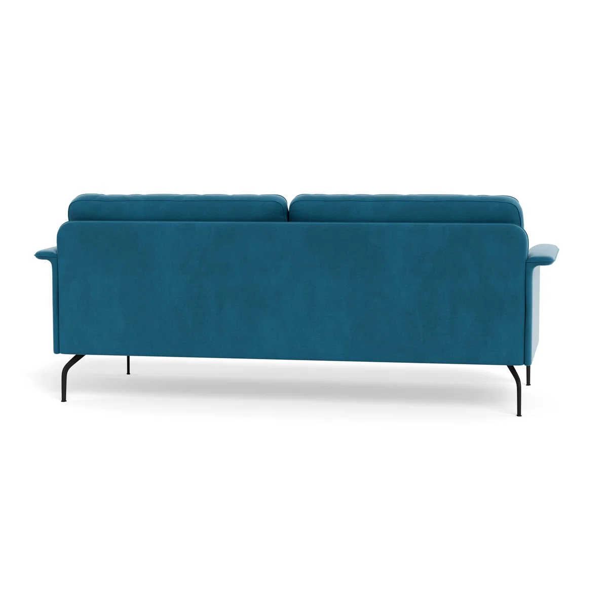 Heal's Iver 4 Seater Sofa Smart Velvet Ocean Black Feet – image 6