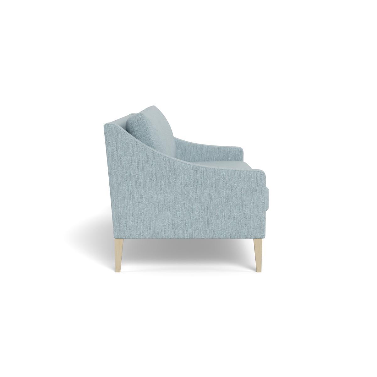 Heal's Richmond 4 Seater Sofa Smart Linen Mix Duck Egg Black Feet - Heal's UK Furniture – image 3