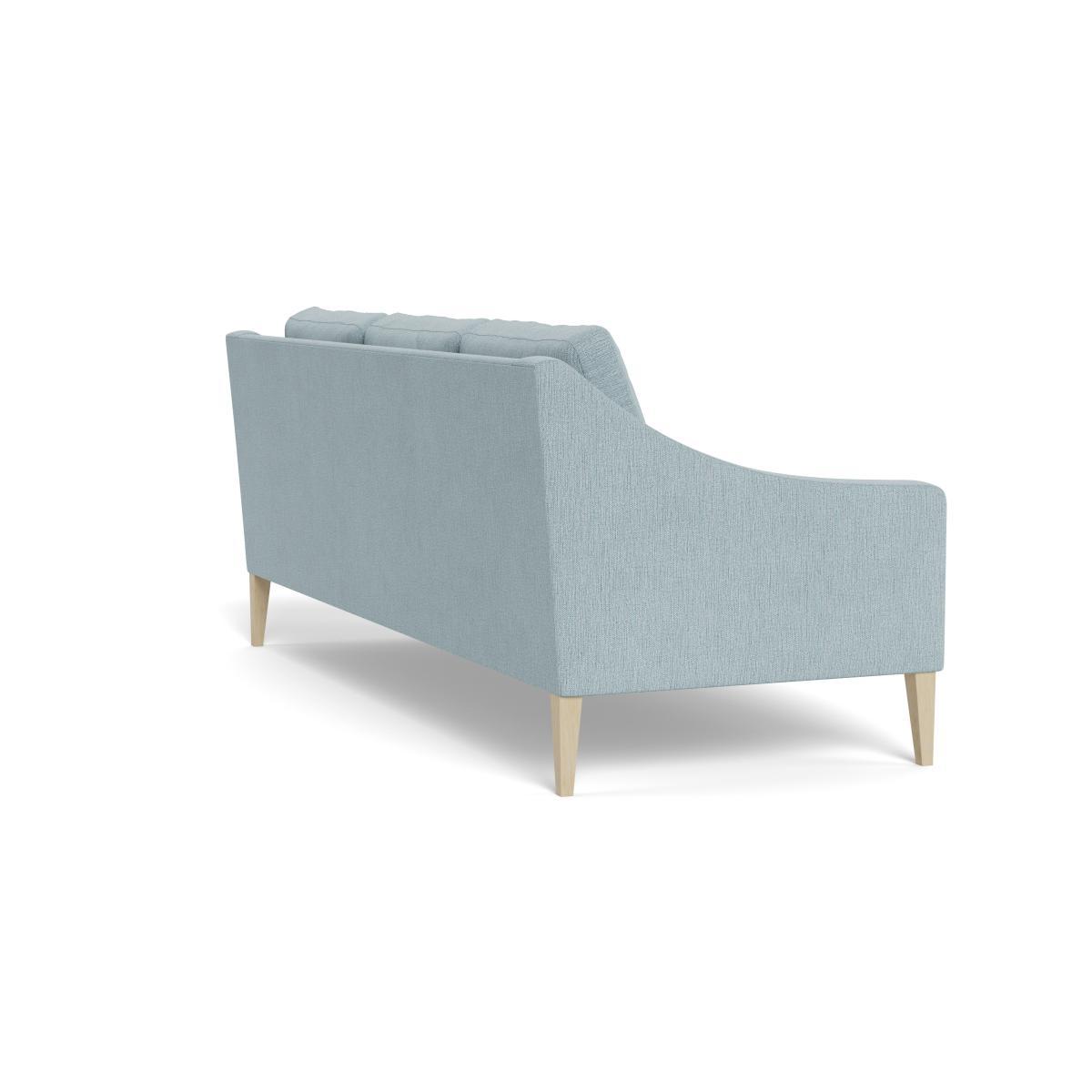 Heal's Richmond 4 Seater Sofa Smart Linen Mix Duck Egg Black Feet - Heal's UK Furniture – image 4