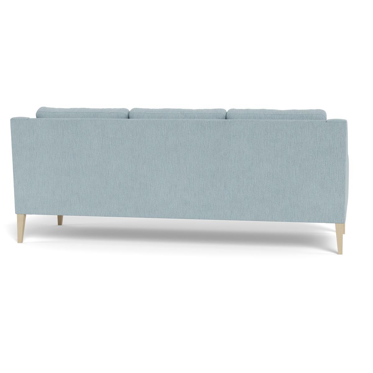 Heal's Richmond 4 Seater Sofa Smart Linen Mix Duck Egg Black Feet - Heal's UK Furniture – image 5