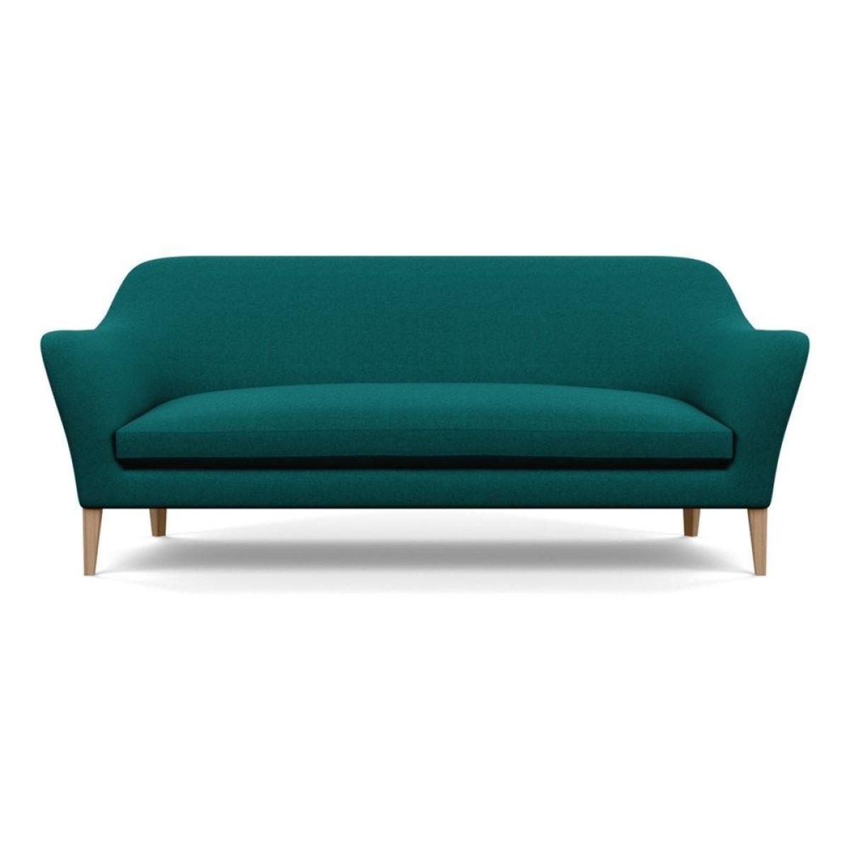 Heal's Wallis 4 Seater Sofa Tejo Recycled Teal Tinted Ash Feet - Heal's UK Furniture – image 23