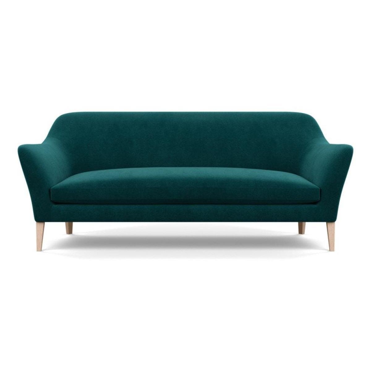Heal's Wallis 4 Seater Sofa Tejo Recycled Teal Tinted Ash Feet - Heal's UK Furniture – image 27