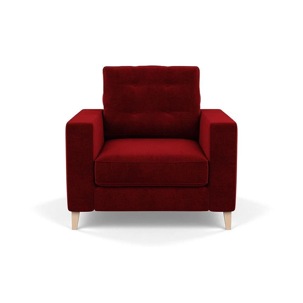 Heal's Richmond 4 Seater Sofa Smart Luxe Velvet Grass Tinted Ash Feet - Heal's UK Furniture – image 105