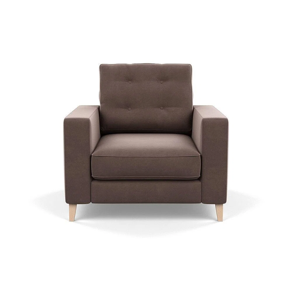 Heal's Richmond 4 Seater Sofa Smart Luxe Velvet Grass Tinted Ash Feet - Heal's UK Furniture – image 116