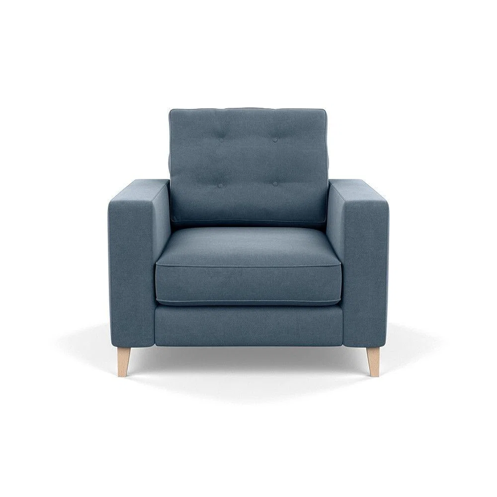 Heal's Richmond 4 Seater Sofa Smart Luxe Velvet Grass Tinted Ash Feet - Heal's UK Furniture – image 123