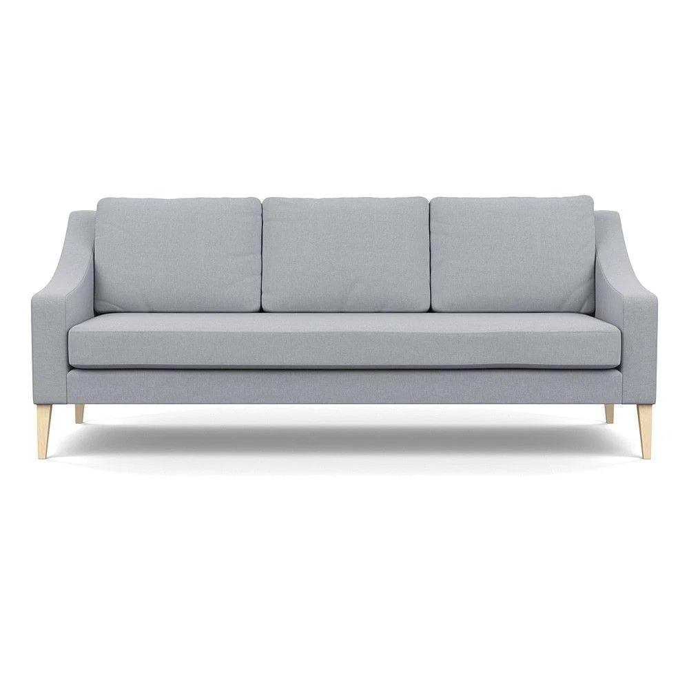 Heal's Richmond 4 Seater Sofa Smart Luxe Velvet Grass Tinted Ash Feet - Heal's UK Furniture – image 131