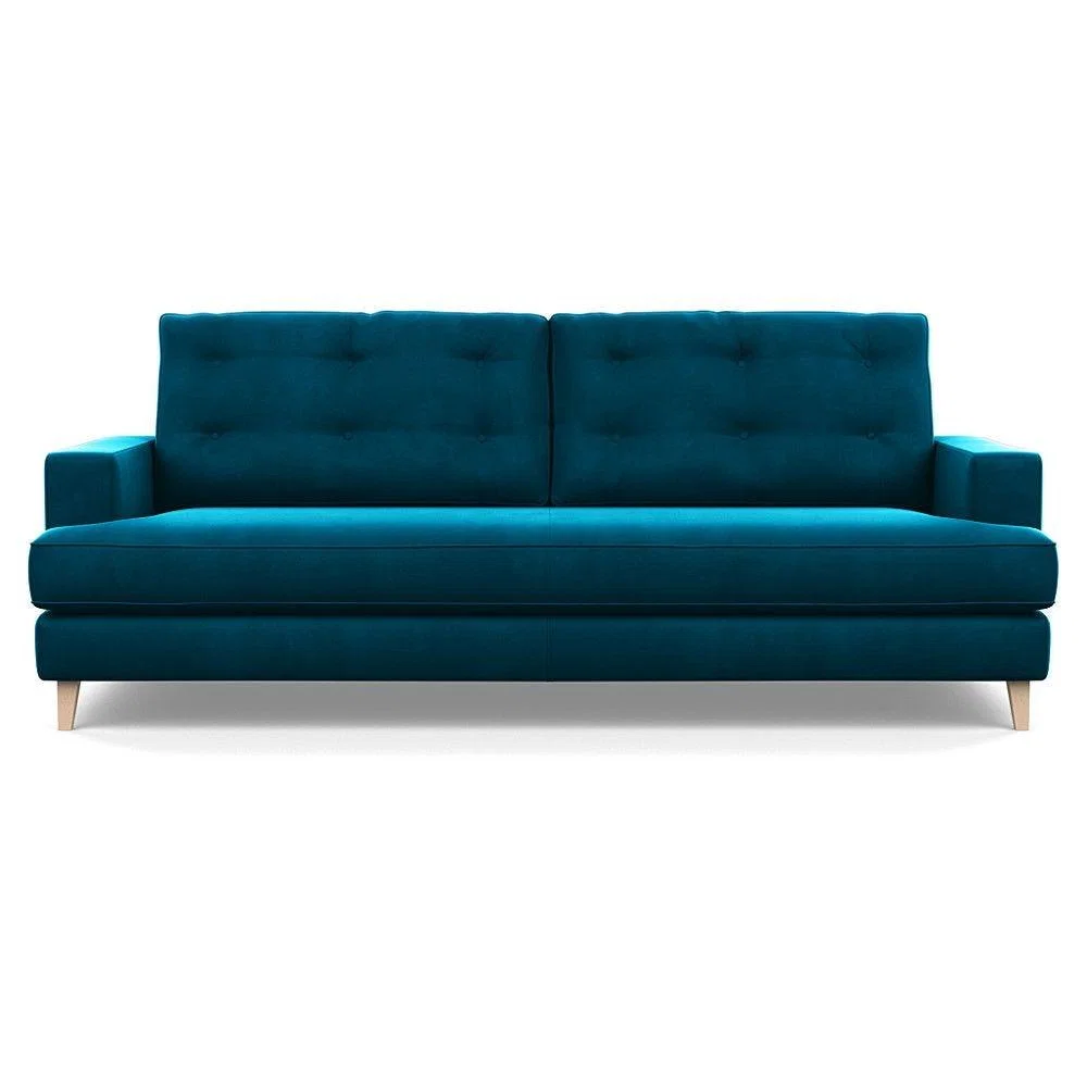 Heal's Richmond 4 Seater Sofa Smart Luxe Velvet Grass Tinted Ash Feet - Heal's UK Furniture – image 137