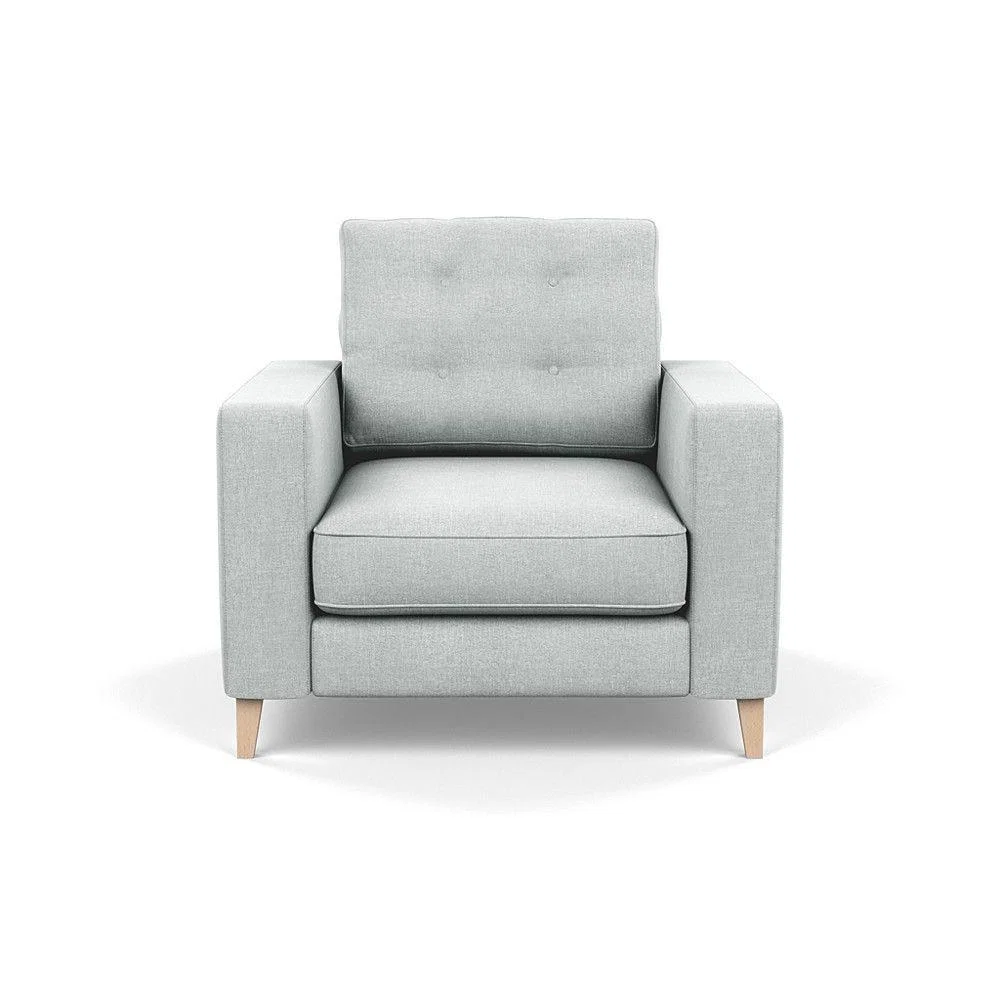 Heal's Richmond 4 Seater Sofa Smart Luxe Velvet Grass Tinted Ash Feet - Heal's UK Furniture – image 17
