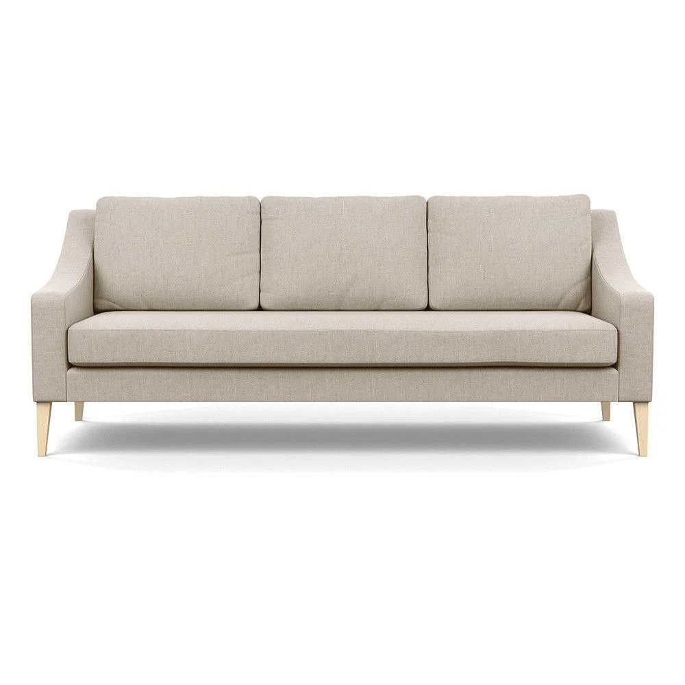 Heal's Richmond 4 Seater Sofa Smart Luxe Velvet Grass Tinted Ash Feet - Heal's UK Furniture – image 18