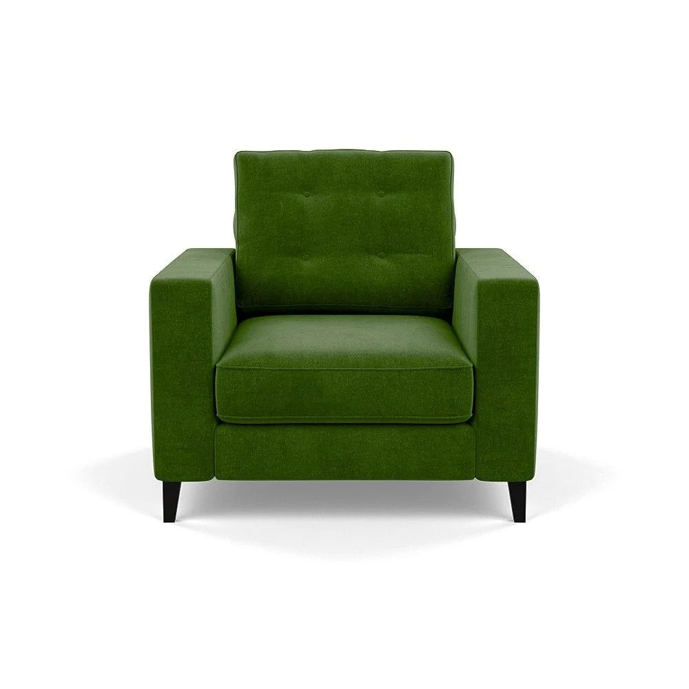 Heal's Richmond 4 Seater Sofa Smart Luxe Velvet Grass Tinted Ash Feet - Heal's UK Furniture – image 21