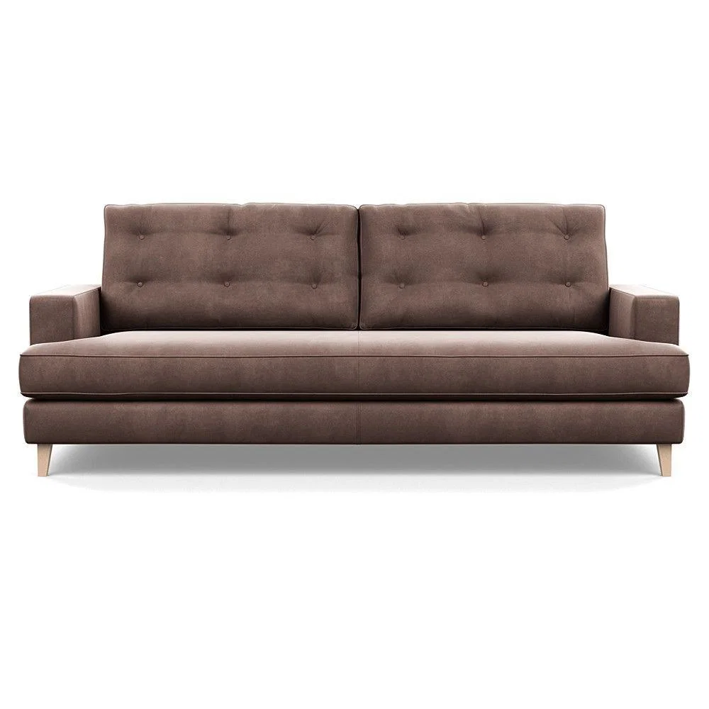 Heal's Richmond 4 Seater Sofa Smart Luxe Velvet Grass Tinted Ash Feet - Heal's UK Furniture – image 29