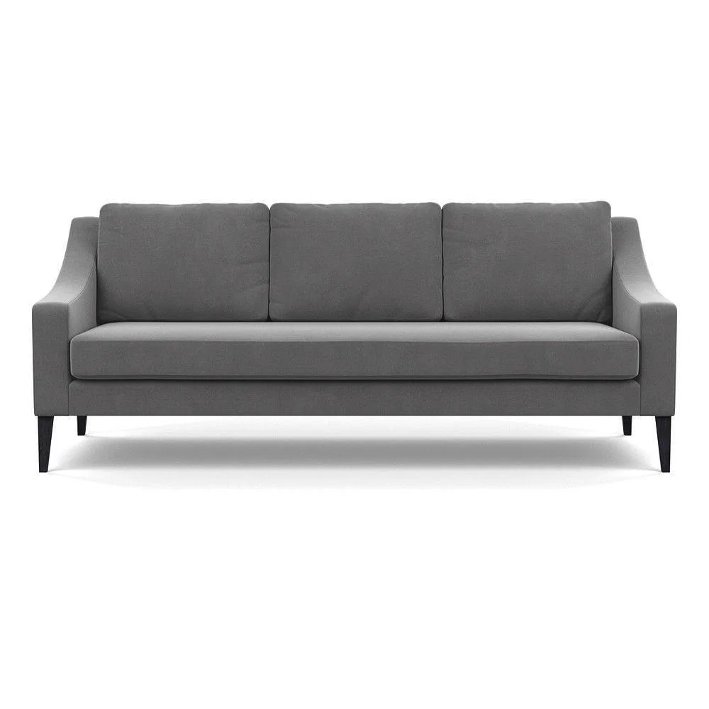 Heal's Richmond 4 Seater Sofa Smart Luxe Velvet Grass Tinted Ash Feet - Heal's UK Furniture – image 40