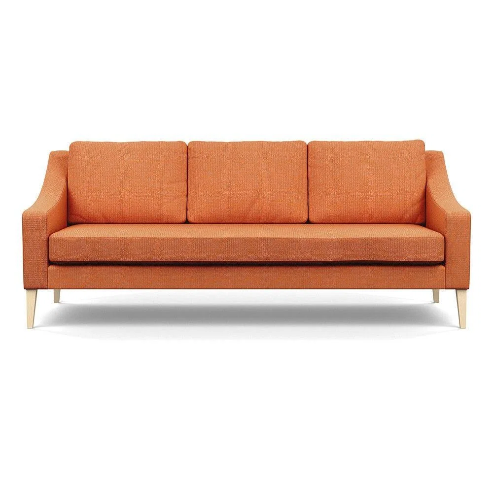 Heal's Richmond 4 Seater Sofa Smart Luxe Velvet Grass Tinted Ash Feet - Heal's UK Furniture – image 5