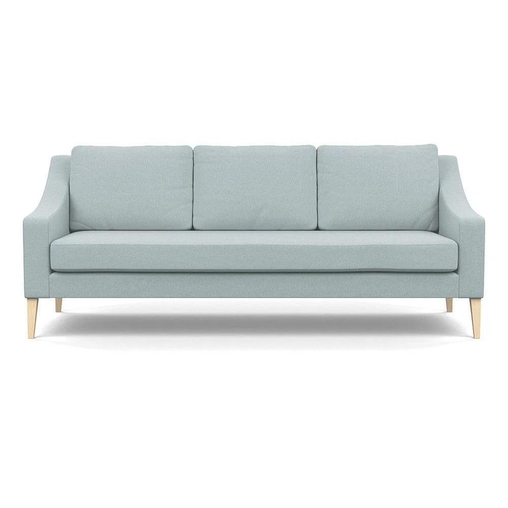 Heal's Richmond 4 Seater Sofa Smart Luxe Velvet Grass Tinted Ash Feet - Heal's UK Furniture – image 42