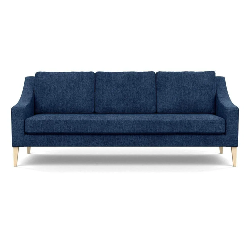Heal's Richmond 4 Seater Sofa Smart Luxe Velvet Grass Tinted Ash Feet - Heal's UK Furniture – image 43