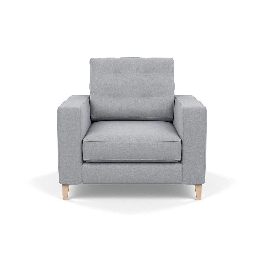 Heal's Richmond 4 Seater Sofa Smart Luxe Velvet Grass Tinted Ash Feet - Heal's UK Furniture – image 44