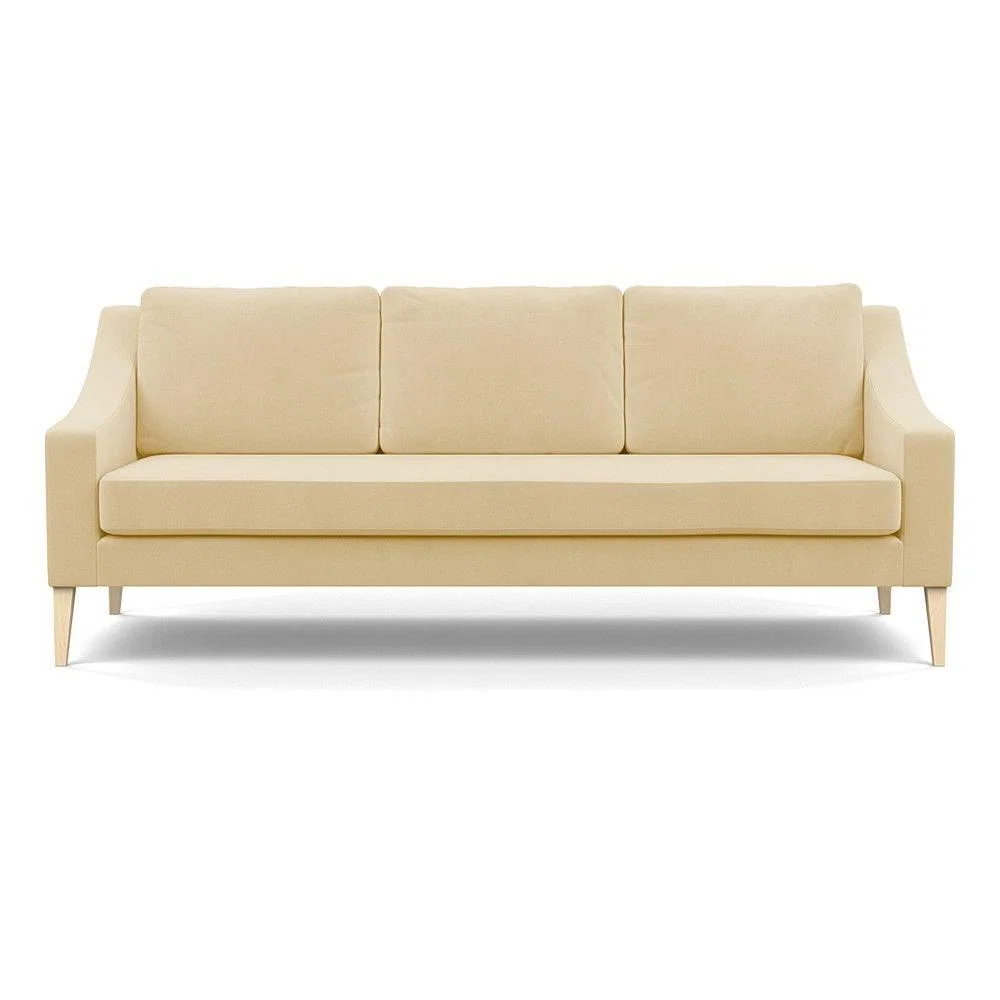 Heal's Richmond 4 Seater Sofa Smart Luxe Velvet Grass Tinted Ash Feet - Heal's UK Furniture – image 47