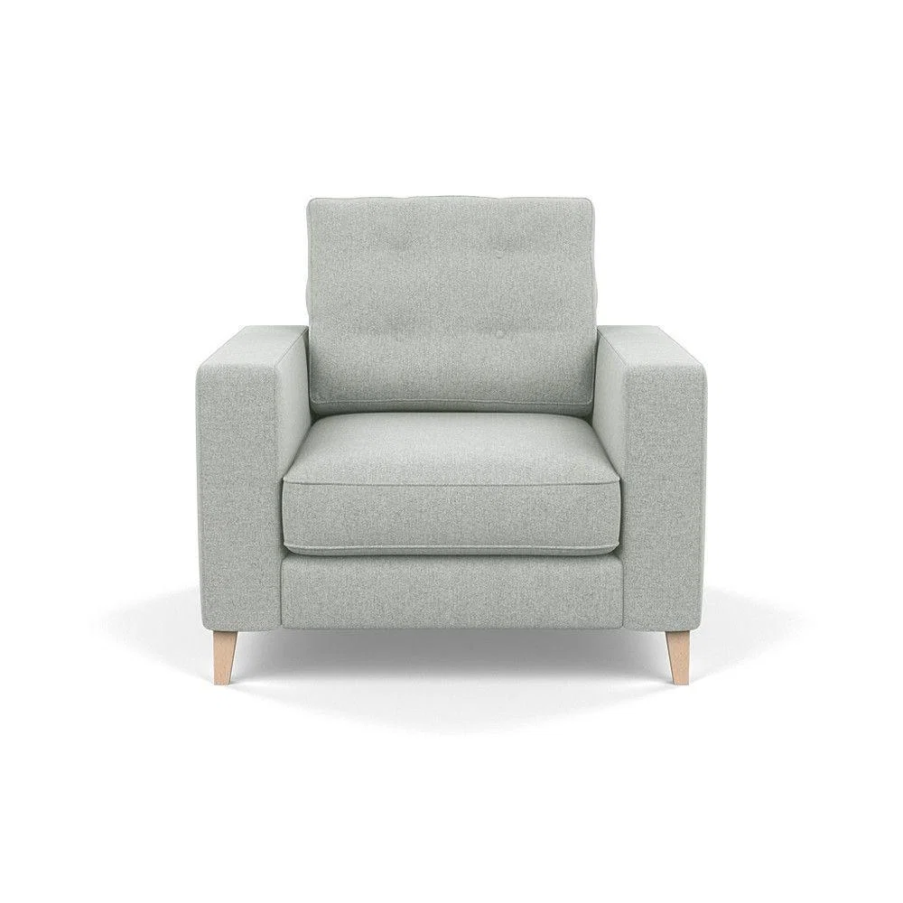 Heal's Richmond 4 Seater Sofa Smart Luxe Velvet Grass Tinted Ash Feet - Heal's UK Furniture – image 54