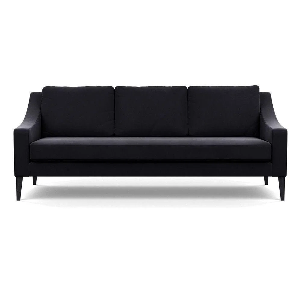 Heal's Richmond 4 Seater Sofa Smart Luxe Velvet Grass Tinted Ash Feet - Heal's UK Furniture – image 58