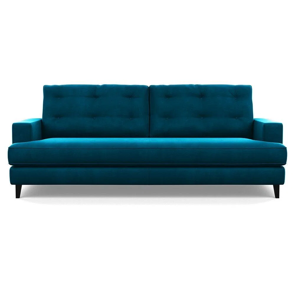 Heal's Richmond 4 Seater Sofa Smart Luxe Velvet Grass Tinted Ash Feet - Heal's UK Furniture – image 59