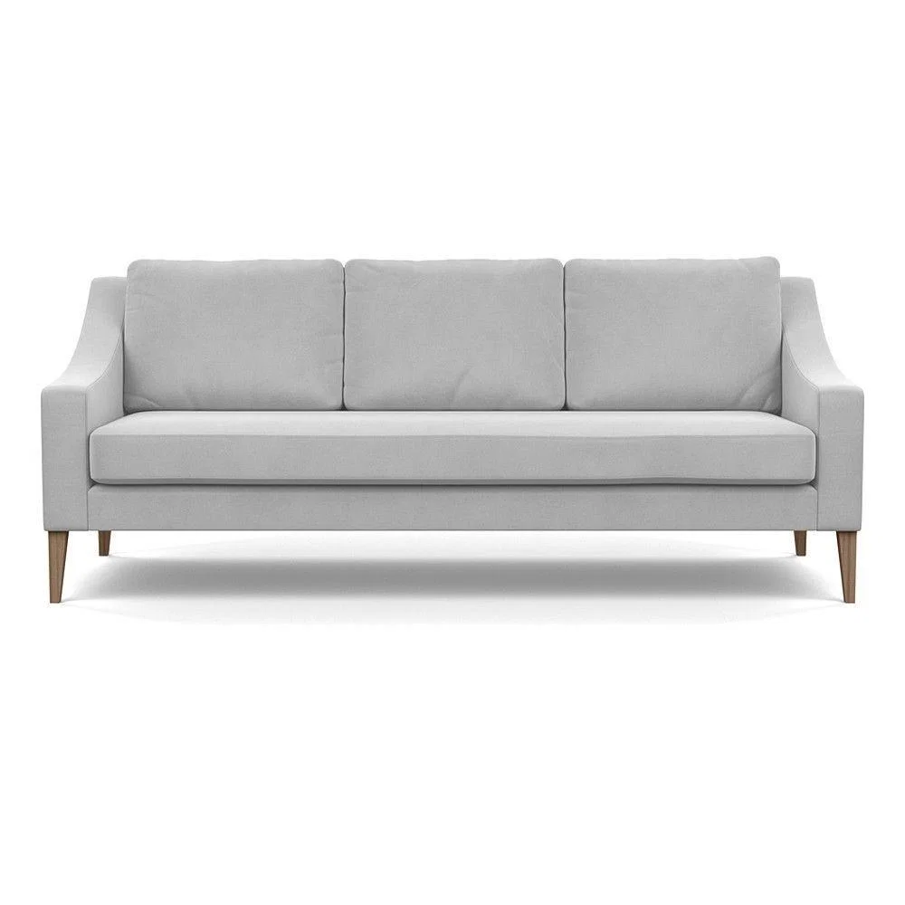Heal's Richmond 4 Seater Sofa Smart Luxe Velvet Grass Tinted Ash Feet - Heal's UK Furniture – image 7