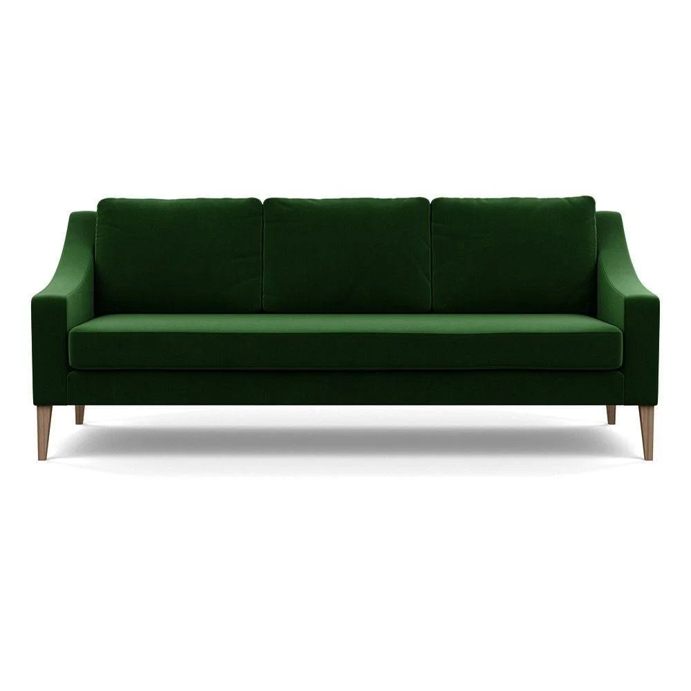 Heal's Richmond 4 Seater Sofa Smart Luxe Velvet Grass Tinted Ash Feet - Heal's UK Furniture – image 62