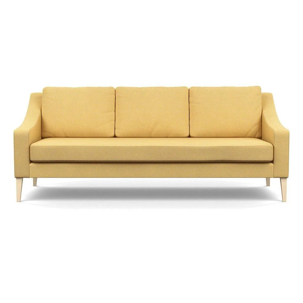 Heal's Richmond 4 Seater Sofa Smart Luxe Velvet Grass Tinted Ash Feet - Heal's UK Furniture – image 63