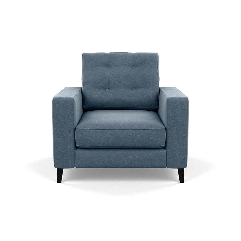 Heal's Richmond 4 Seater Sofa Smart Luxe Velvet Grass Tinted Ash Feet - Heal's UK Furniture – image 69