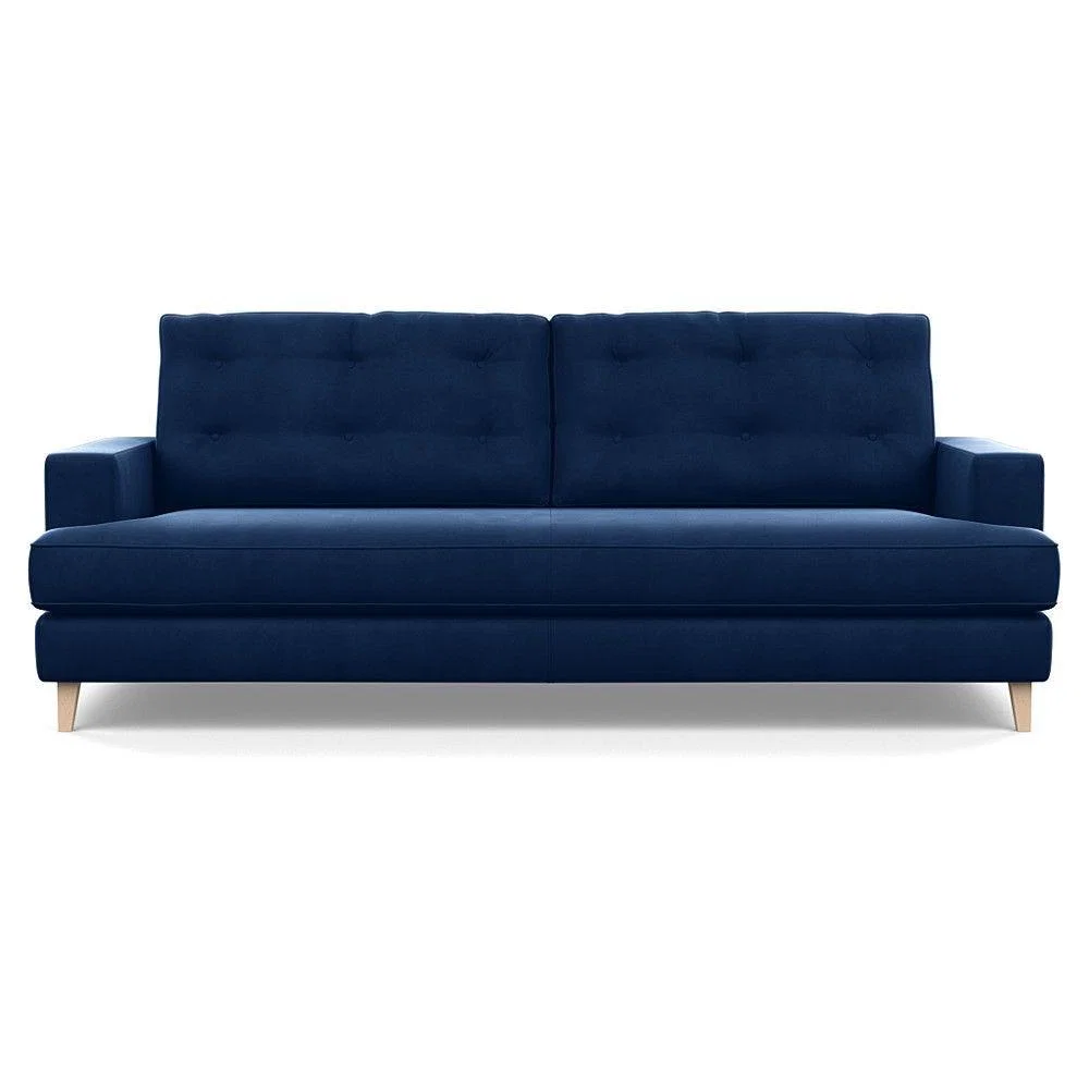 Heal's Richmond 4 Seater Sofa Smart Luxe Velvet Grass Tinted Ash Feet - Heal's UK Furniture – image 70