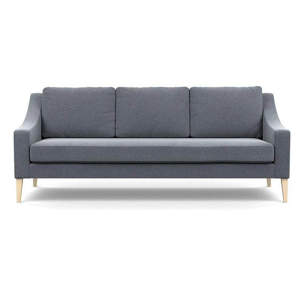 Heal's Richmond 4 Seater Sofa Smart Luxe Velvet Grass Tinted Ash Feet - Heal's UK Furniture – image 8