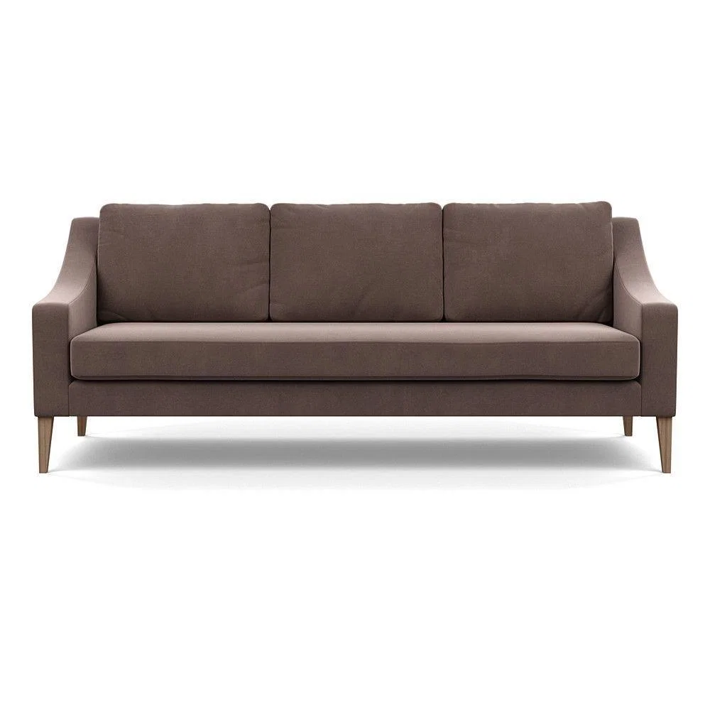 Heal's Richmond 4 Seater Sofa Smart Luxe Velvet Grass Tinted Ash Feet - Heal's UK Furniture – image 76