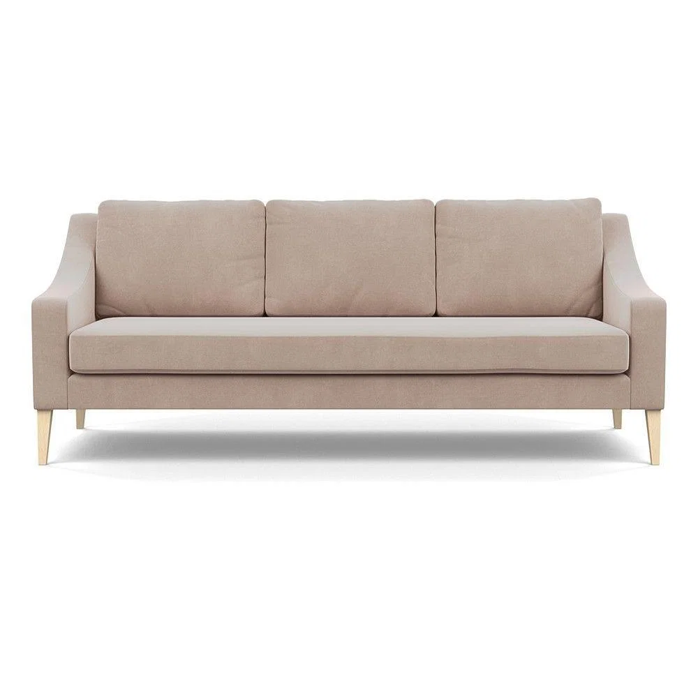 Heal's Richmond 4 Seater Sofa Smart Luxe Velvet Grass Tinted Ash Feet - Heal's UK Furniture – image 83