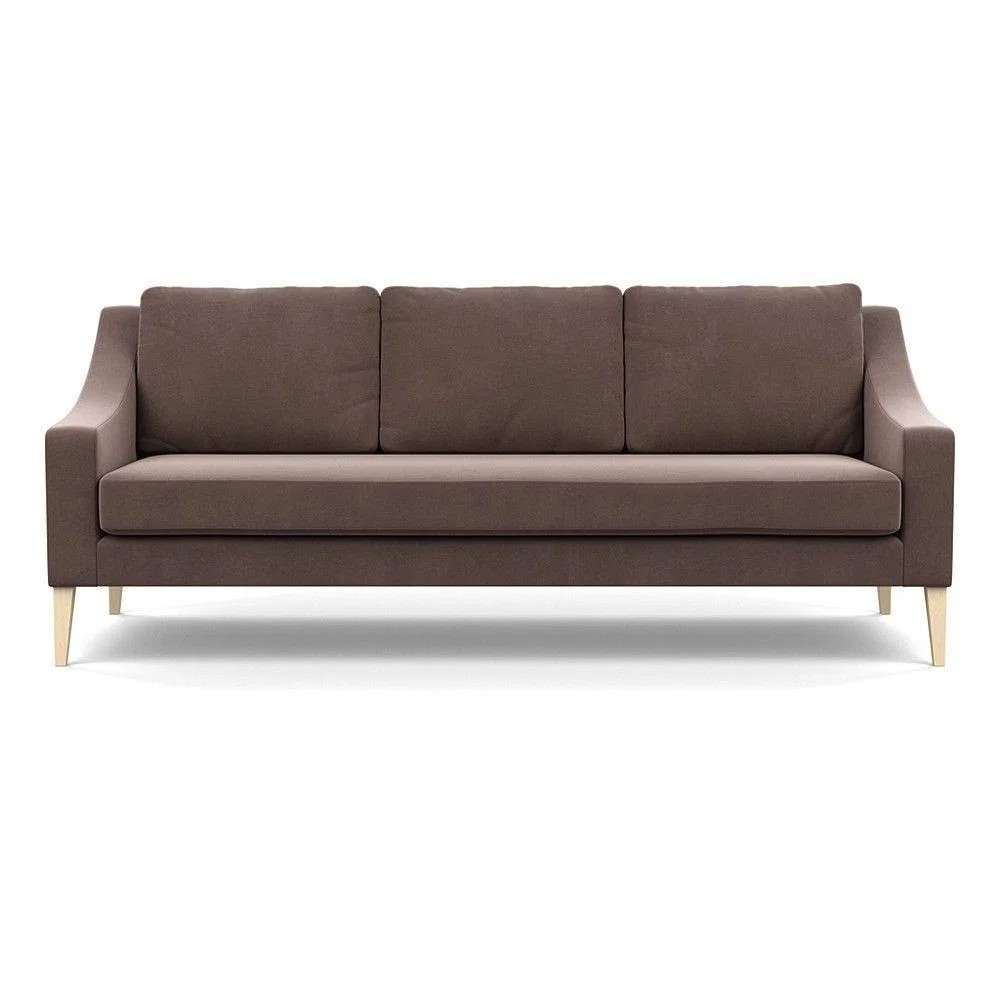 Heal's Richmond 4 Seater Sofa Smart Luxe Velvet Grass Tinted Ash Feet - Heal's UK Furniture – image 88