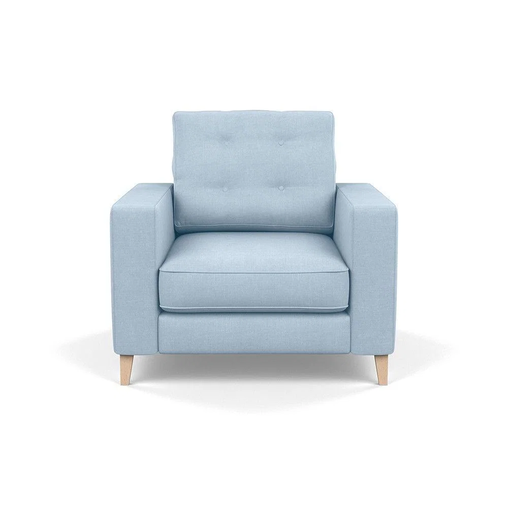 Heal's Richmond 4 Seater Sofa Smart Luxe Velvet Grass Tinted Ash Feet - Heal's UK Furniture – image 90