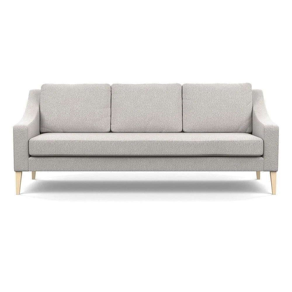 Heal's Richmond 4 Seater Sofa Smart Luxe Velvet Grass Tinted Ash Feet - Heal's UK Furniture – image 10