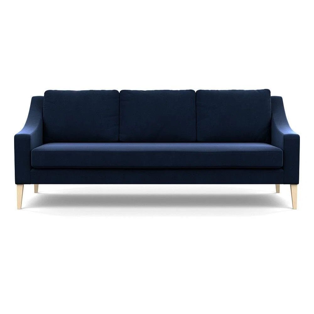 Heal's Richmond 4 Seater Sofa Smart Luxe Velvet Grass Tinted Ash Feet - Heal's UK Furniture – image 91