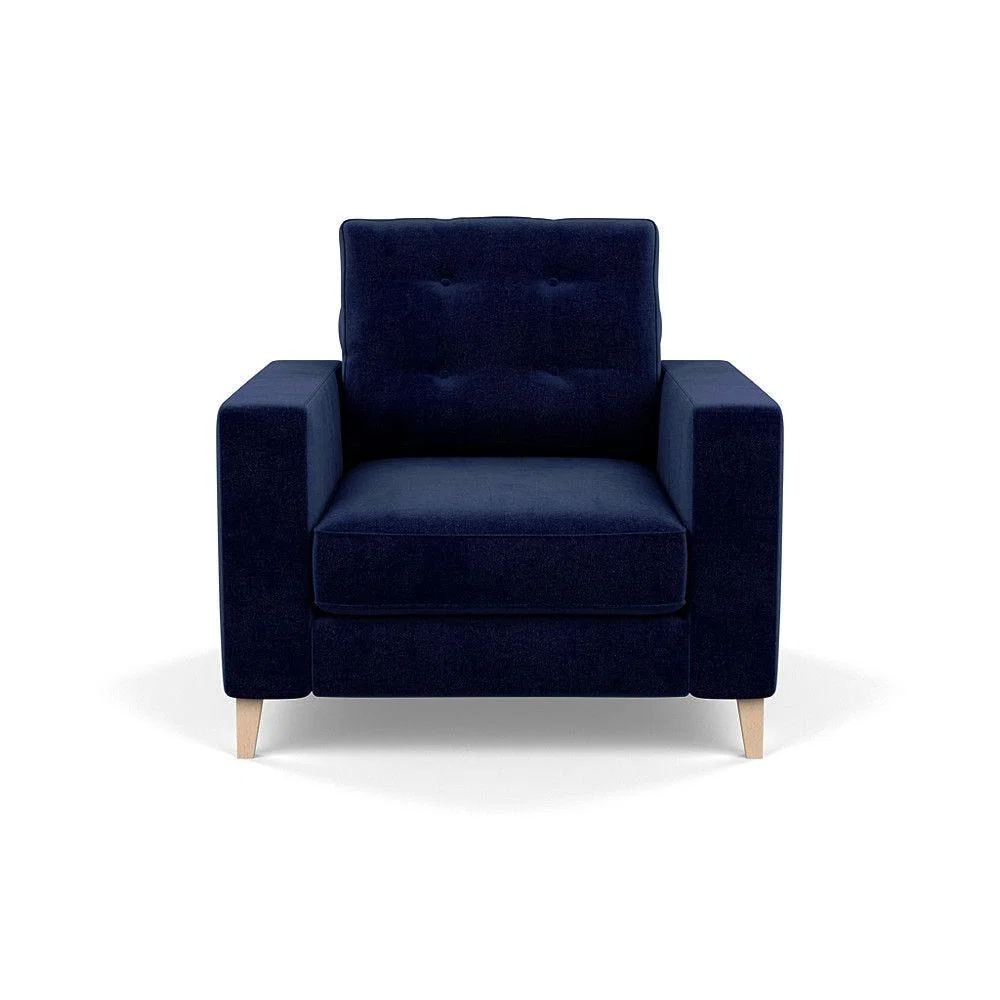 Heal's Richmond 4 Seater Sofa Smart Luxe Velvet Grass Tinted Ash Feet - Heal's UK Furniture – image 92