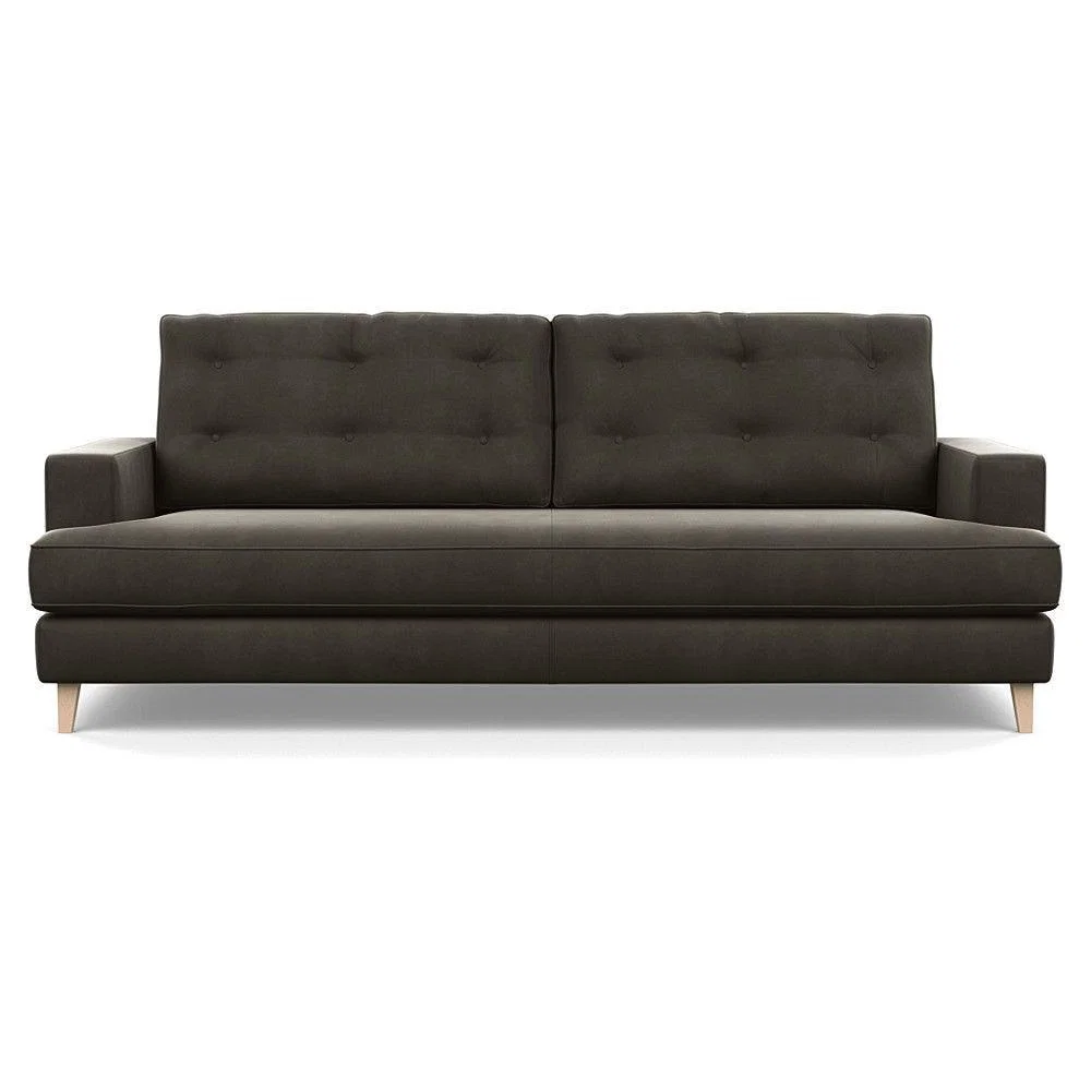 Heal's Richmond 4 Seater Sofa Smart Luxe Velvet Grass Tinted Ash Feet - Heal's UK Furniture – image 94
