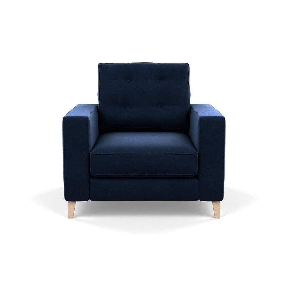 Heal's Richmond 4 Seater Sofa Smart Luxe Velvet Grass Tinted Ash Feet - Heal's UK Furniture – image 99