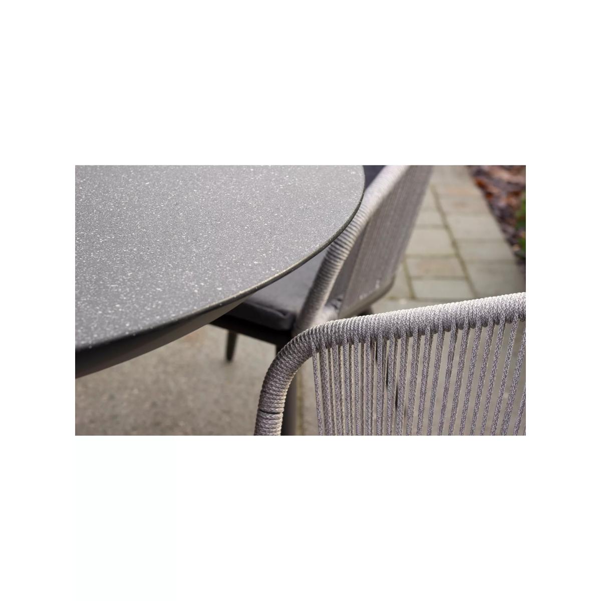 Royalcraft Aspen 4-Seater Garden Dining Table & Chairs Set, Grey – image 3
