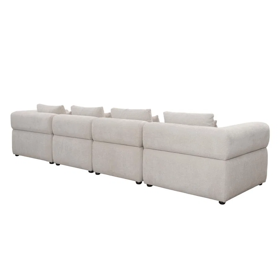 Beck Four Seat Sofa – Parchment – image 4