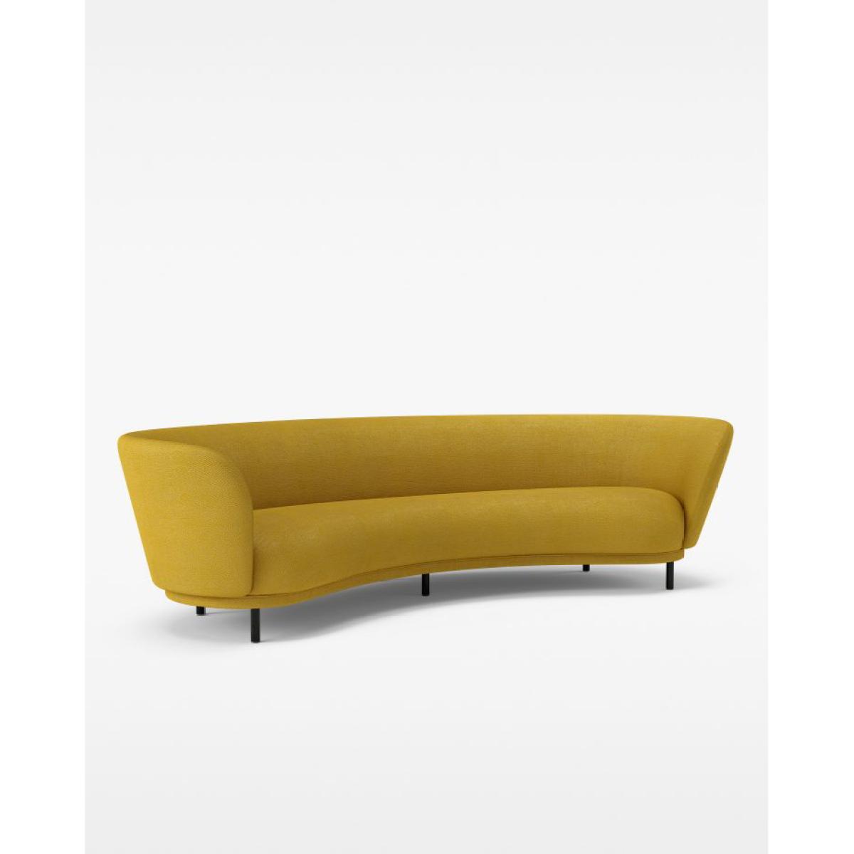 Massproductions Dandy 4-seater sofa Stained oak-Sacho sapphire 017 – image 2
