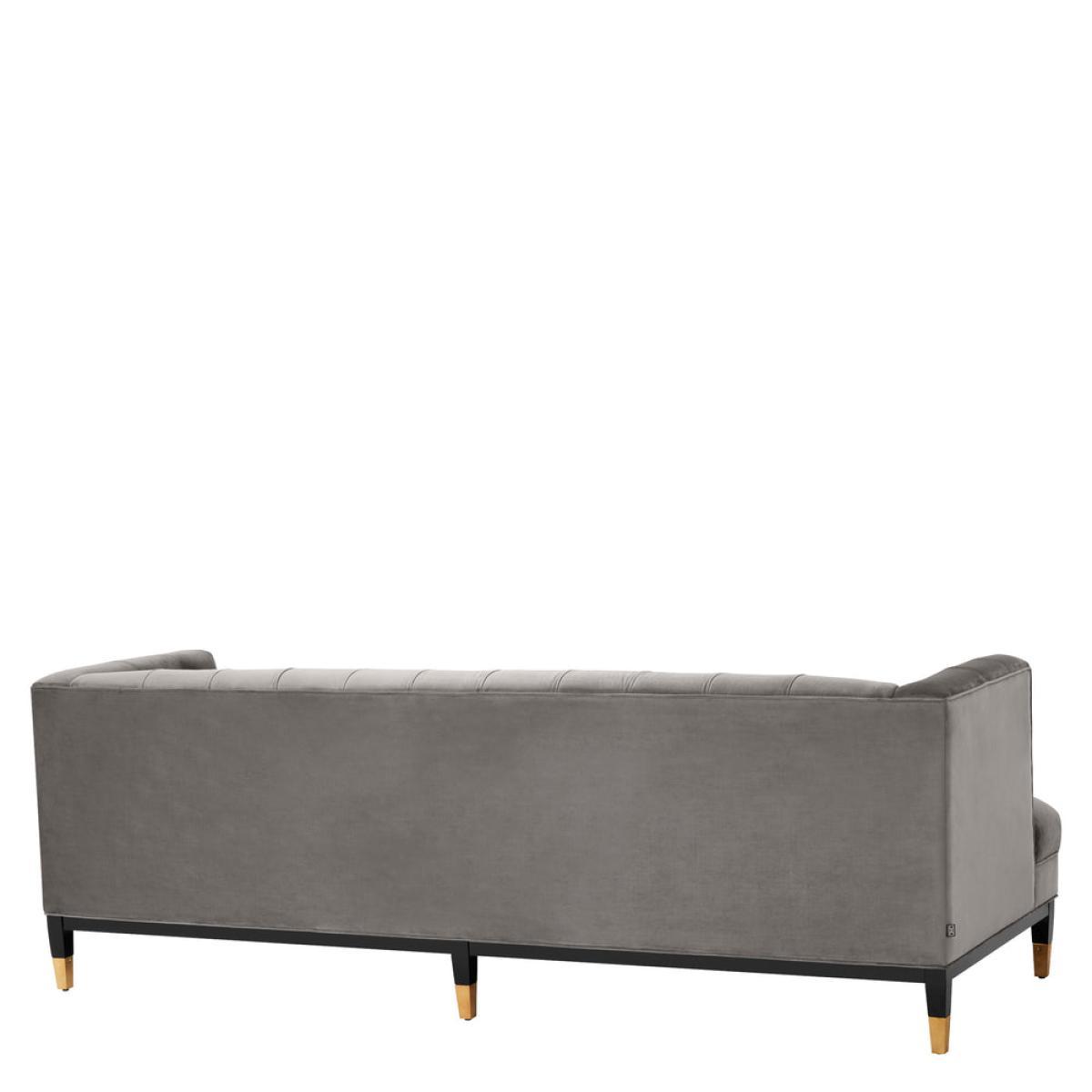 Eichholtz Castelle Sofa Roche Porpoise Grey Velvet – image 2