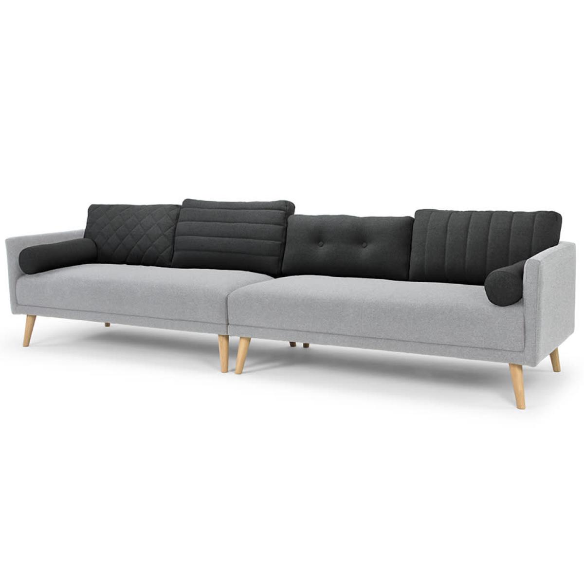 Dixie Mix - Sofa - 4 Seater - Grey – image 2