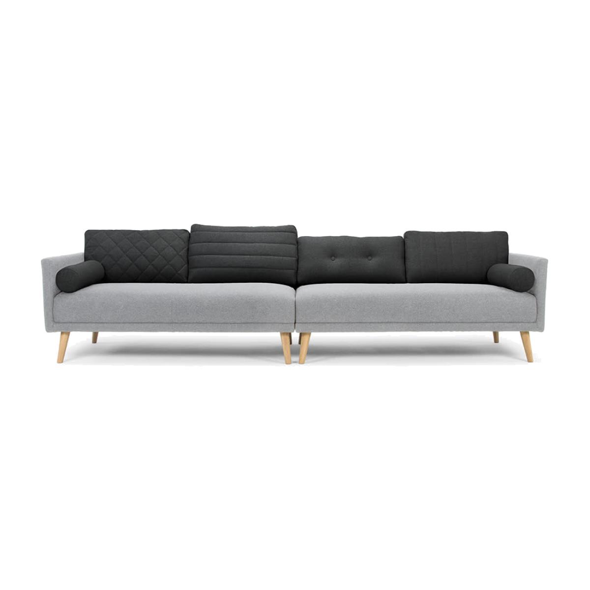 Dixie Mix - Sofa - 4 Seater - Grey – image 1
