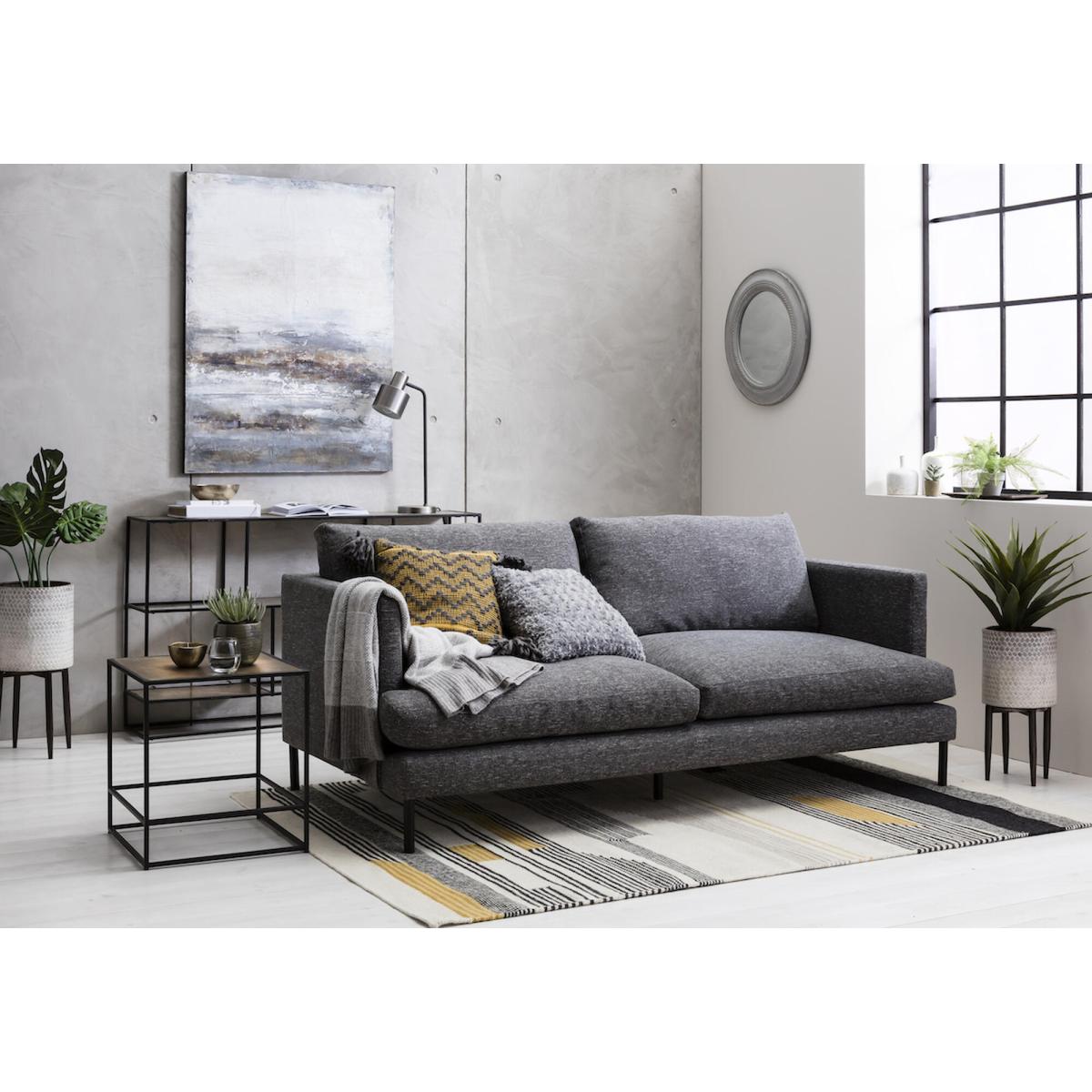 Justin Four-Seater Sofa in Proper Grey – image 2